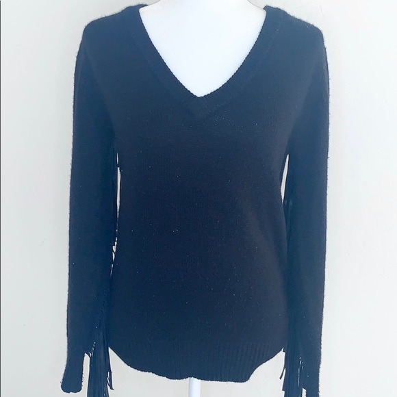 belle sky Sweaters - BELLE B SKY | FRINGE SWEATER